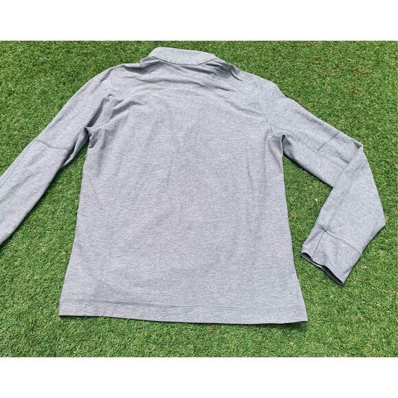 Lululemon Surge Warm 1/2 ZIP light gray SHIRT TOP MENS M L - Picture 8 of 10
